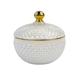 10 Oz Large Vanity White Candle Vessel