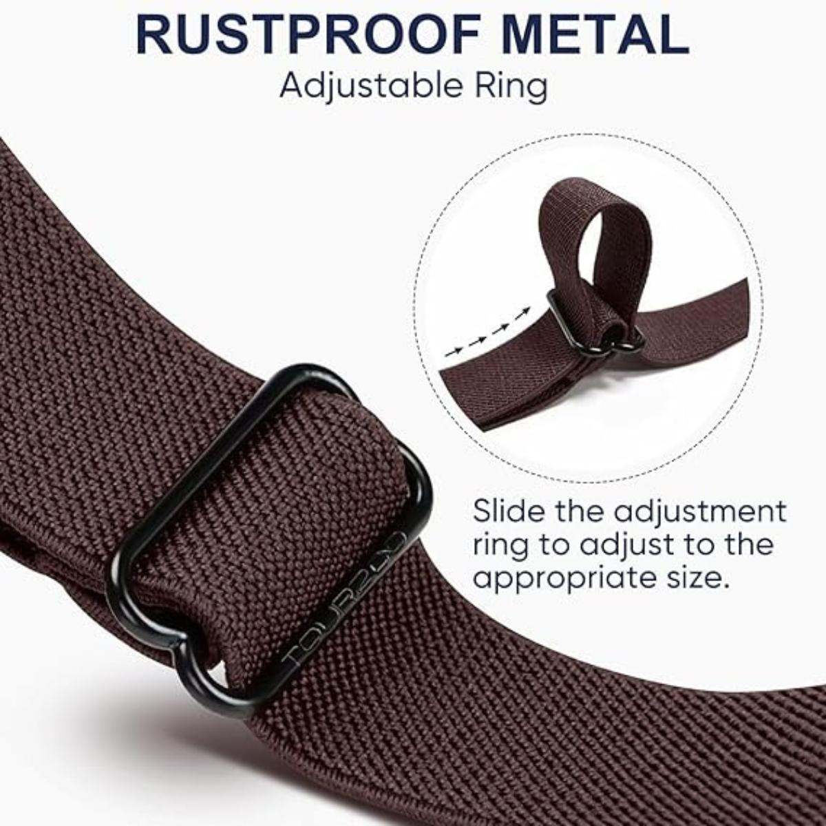 No Buckle Elastic Belt for Women Men, Invisible Stretch Waist Belt No Bulge