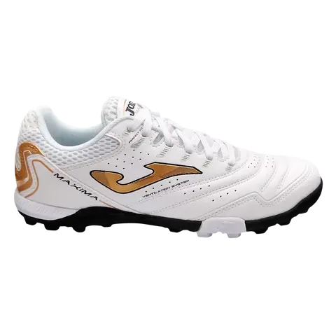 Adult Joma Maxima Turf Soccer Shoes - Exclusive Lace-Up Football Boots with Multi-Size Options, Nonslip Stud Pattern, Traction, Ventilated Sole, Cushioned Insoles, Lightweight Support, Stylish Looks, Fast Turn Power for All-Seasons Turf Games