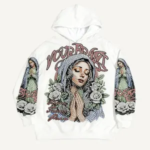 Fashion Casual Printed Polyester Sweater