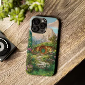 The Hobbit Phone Case, A Halflings Phone case, Halflings journey on a mountain Phone case, Bag End Phone Case, Perfect gift for Christmas