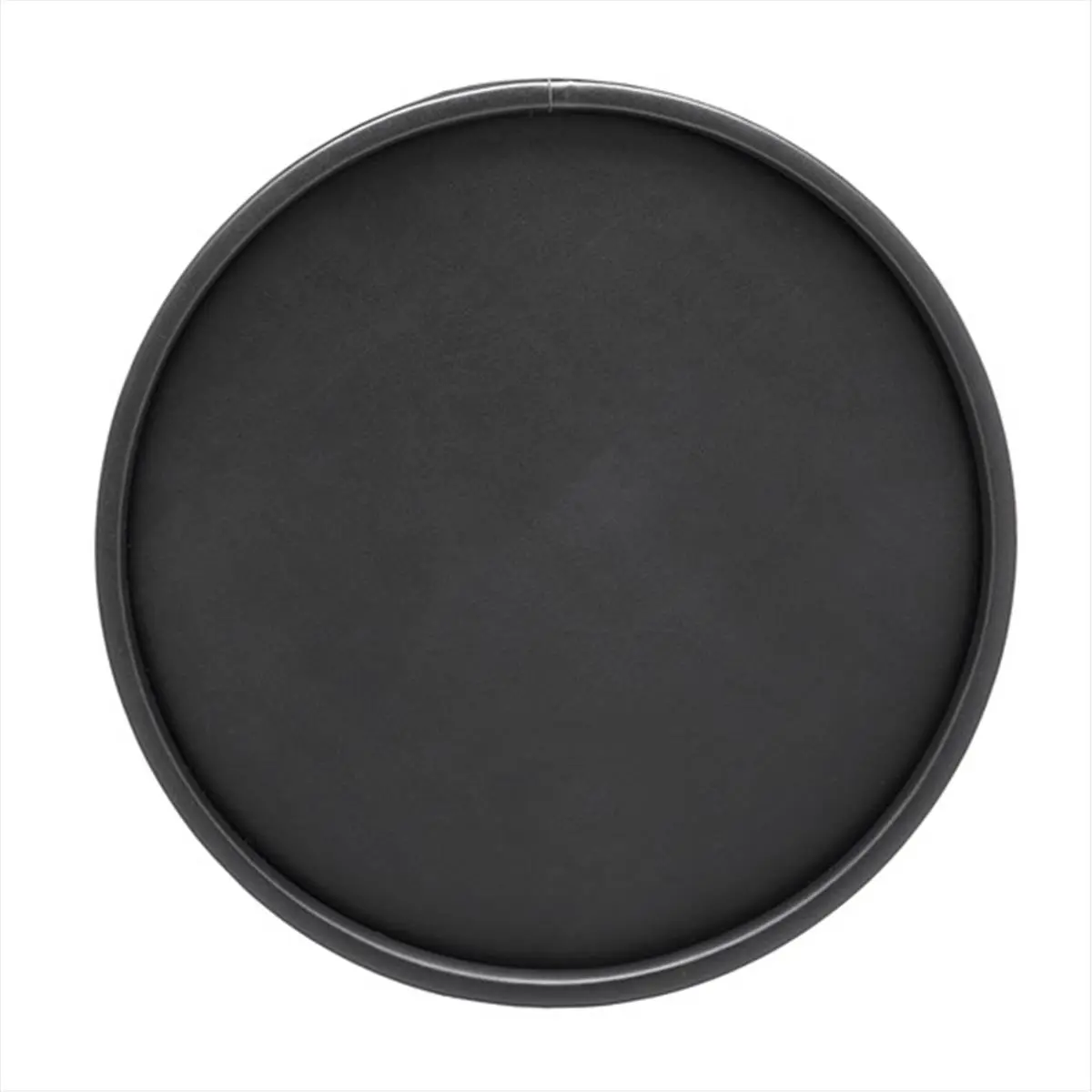 Kraftware 69430 Traditional Casual Design Soho Black Leatherette Deluxe 14-in Kitchen Tableware Tray
