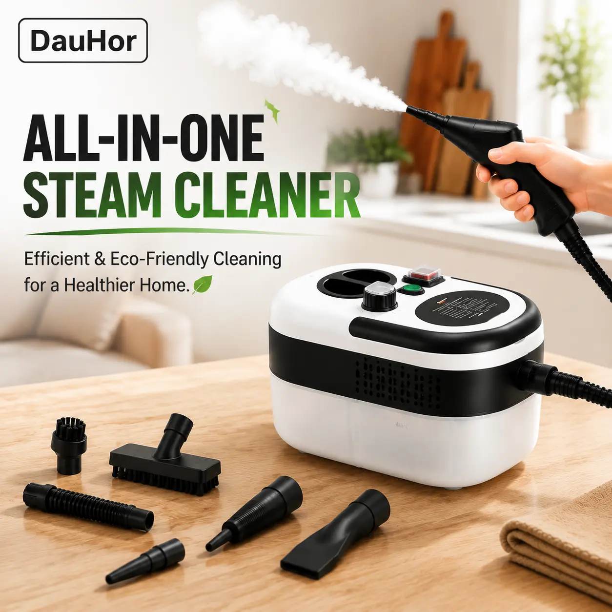 Portable Handheld Steam Cleaner for House,High Pressure Steam Cleaner with 14/23Pcs Replacement Accessory,Kitchen Cleaning Tools，Quick Heat-Up Steam Cleaners for Couch,Kitchen,Car