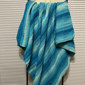 Ocean Waves Double Crochet Afghan