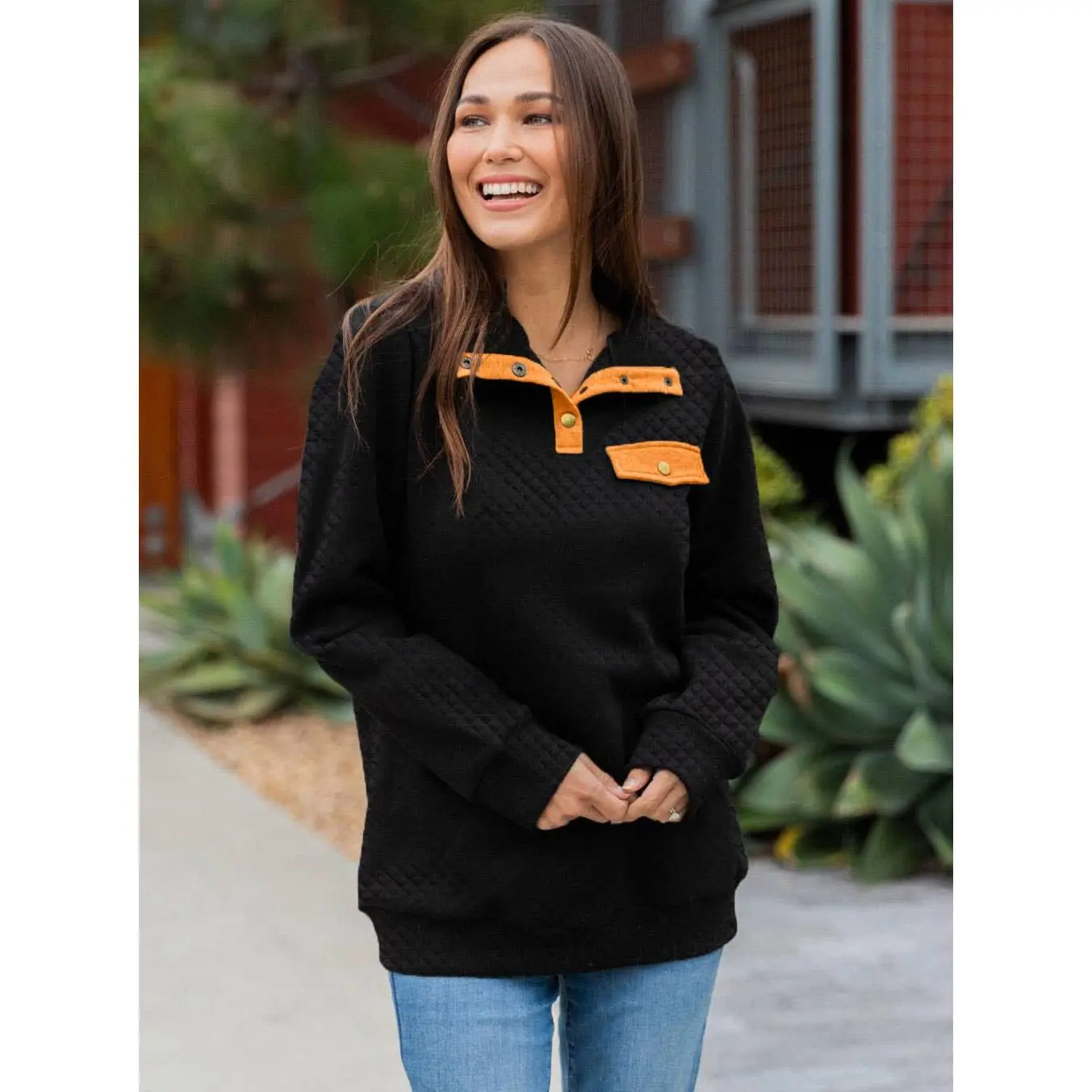 Kennedy Quilted Pullover