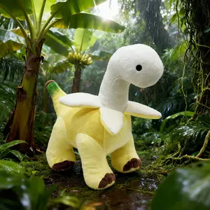Banana Pterosaur Plush Toy, Cute Dinosaur Plush Doll, Little Dragon Stuffed Animal, Comforting Plush Toy Gift