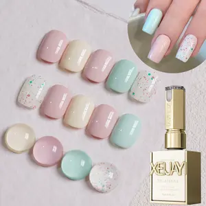 4PCS*15ML Strawberry Mint Ice 4-Color Set Glitter Nail Art Paired with Cream Gel, Glossy Shine, Salon Nail Art for Women, And a Preferred Choice for Nail Art Enthusiasts