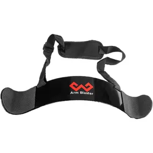 Arm Blaster Bicep Curl Thick Aluminum Adjustable Bodybuilding Bicep Isolator Pink,Barbell Curl Assistant Arm Curl Bar