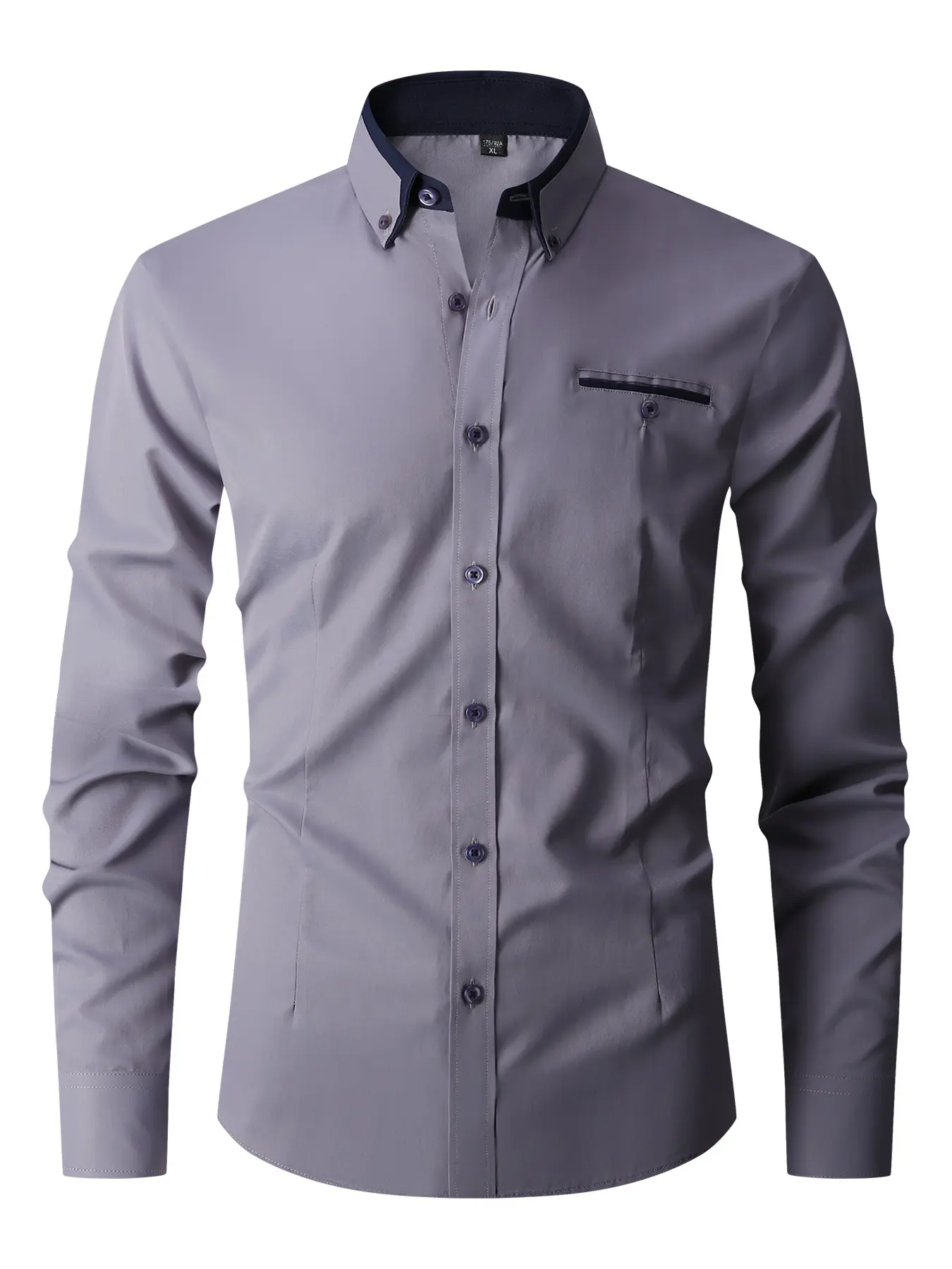 #SummerVibes Spring/Autumn 2026 simple solid-color long-sleeved shirt for both men and women, slimming business casual elegant party long-sleeved shirt