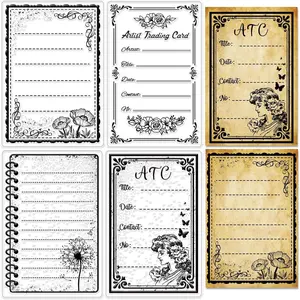 Clear Label Stamps Frame Silicone Clear Transparent Stamps Rubber for DIY Photo Albums Scrapbooking Gift Tags Thanksgiving Card Making 4.3 x 6.3 x 0.1 Inch