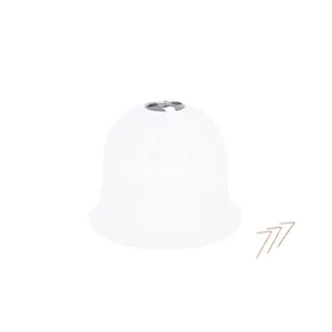 FixtureDisplays® 6PK 8 1/4" Tall Medium Reusable Plastic Mini Greenhouse, Garden Cloche Dome, Plant Covers Frost Guard Freeze Protection for Plants 15186-6PK-NF