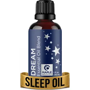 Sleep Essential Oil Blend for Diffuser - Dream Essential Oil for Diffusers Aromatherapy and Wellness Ylang-Ylang Clary Sage Roman Chamomile Lavender