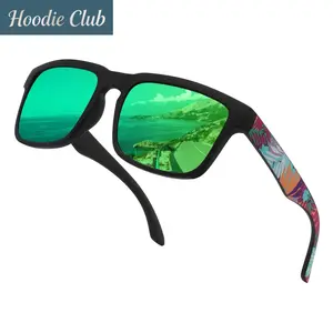 Unisex Polarized Sunglasses, Square Colorful Trendy Style, Outdoor Sports Eyewear for Cycling, Driving & Daily Wear biking Sunglasses with UV Protection glass Unbreakable windproof performance lightweight durable wrap around summer woman bike motorcycle