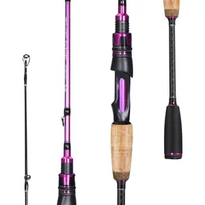 Fishing Pole, 2 count Fishing Rod with EVA Cork Handle Grip