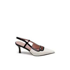 Sera Slingback Heel - White