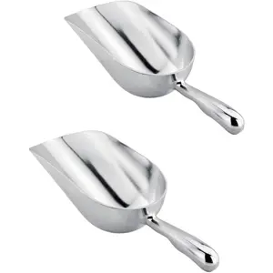 2 PCS Multipurpose Scoop – 12oz Capacity | Perfect as an Ice Scoop for Freezer & Cookie Scoop for Baking – Heavy-Duty Round-Bottom Design for Easy Scooping, Durable & Easy to Clean Kitchen Tool
