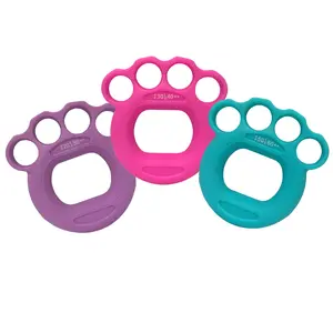 Grip Strength Trainer with Four Ring, Hand Strengthening Devices 3-Pieces for Rehabilitation Training, Stress Relief, Forearm Strengthene for Men & Women
