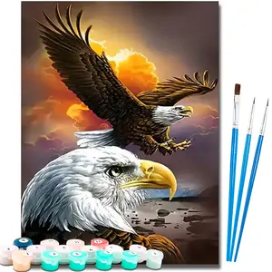 Paint by Numbers Kit for Adults Beginner,Easy Adult Paint by Number Kits on Canvas DIY Painting for Surprise Gift Home Wall Decor 16x20 Inch