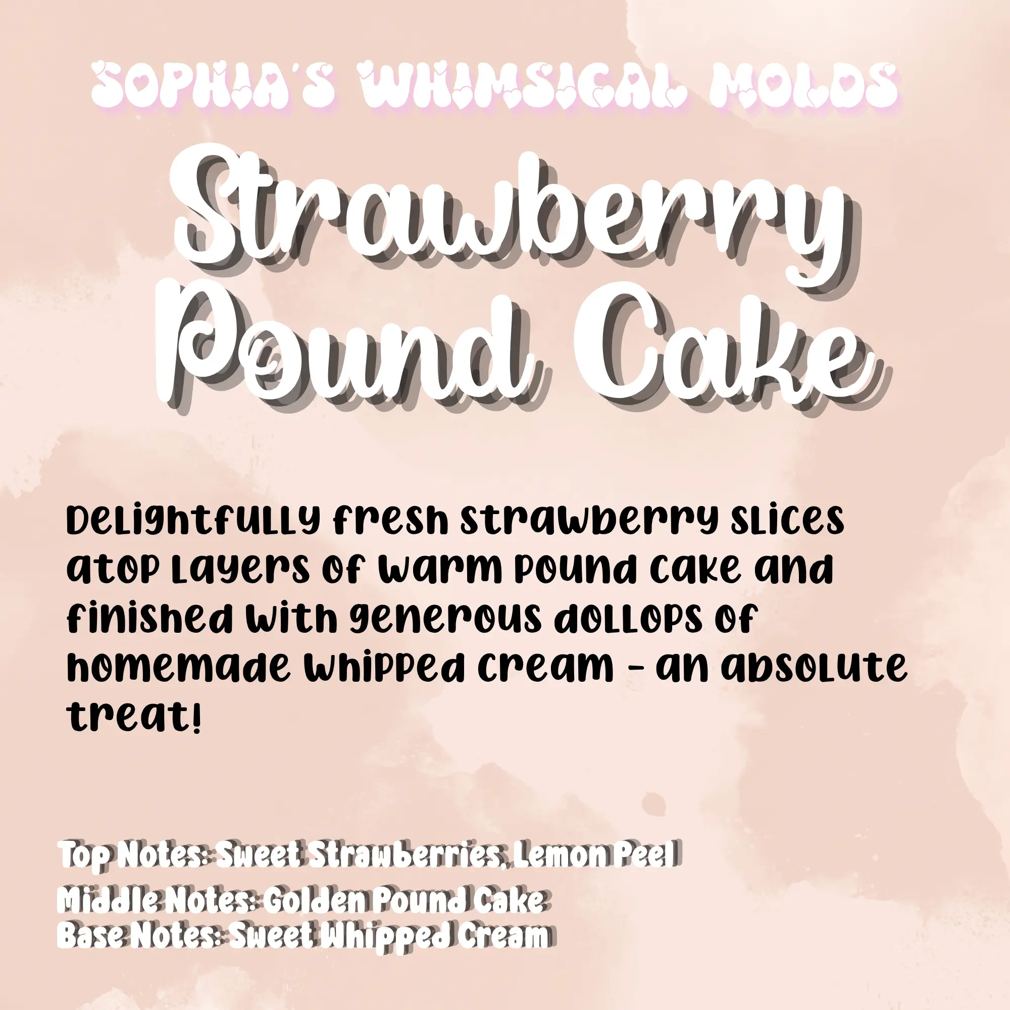Strawberry Pound Cake - Pre-Scented Aroma Beads