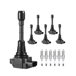 VEVOR Ignition Coil Pack and Spark Plugs, Set of 6, Compatible with Nissan Murano Maxima Pathfinder 350Z Altima Quest Infiniti EX35 FX35 G25 G35 JX35 M35 M35h Q50 Q70 QX60 3.5L V6, for UF550 C1670Summervibes