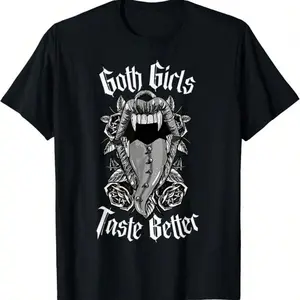 Goth Girls Taste Better - Gothic Alt Aesthetic T-Shirt Top Womenswear