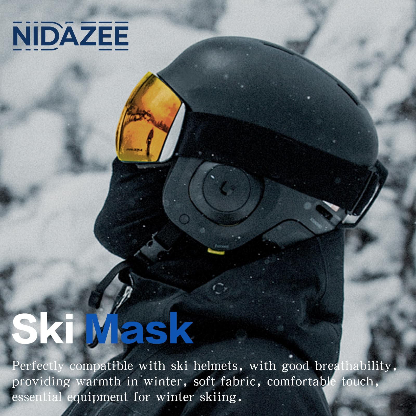Winter Ski Mask for Men Women,Windproof Thermal Winter Face Mask for Cold Weather Skiing Cycling Snowboarding
