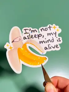 [FLASH SALE] Funny Holographic Taylor Sticker: My Mind is Alive Meme