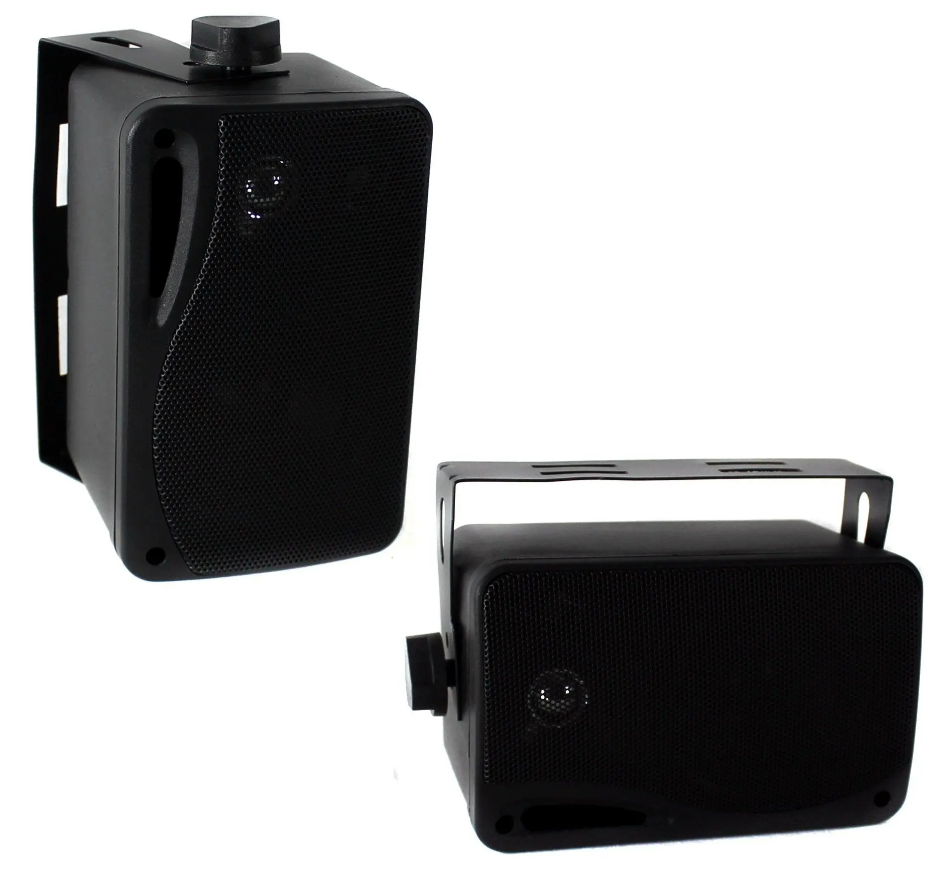 Pyle PLMR24B 3.5" 200 Watt 3-Way Weather Proof Mini Box Speakers Pyle PLMR24B 3.5" 200 Watt 3-Way Weather Proof Mini Box Speakers