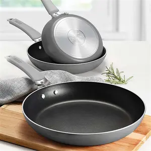 Tramontina 3-Piece Nonstick Fry Pan Set - Heavy-Gauge Aluminum, Choose Your Color - Aluminium, Breakfast