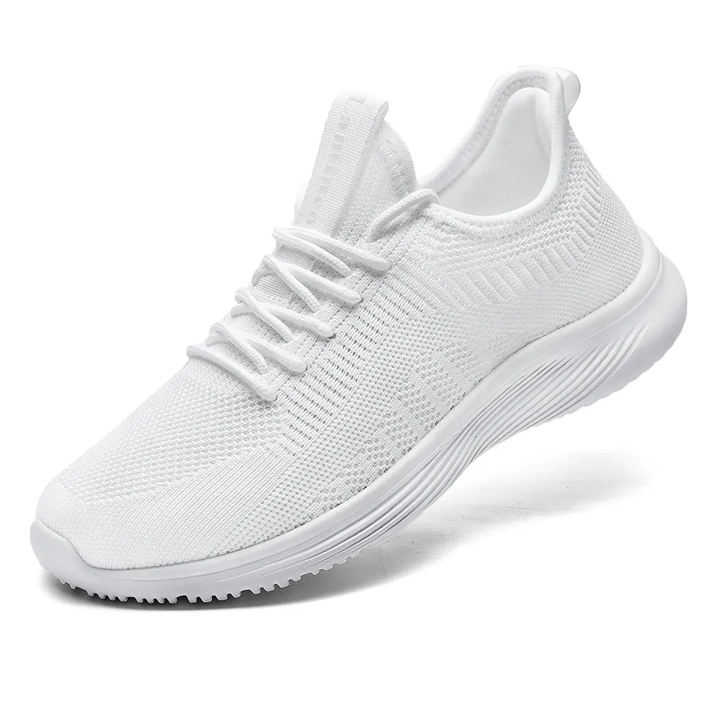 Womens Slip On Lightweight Memory Foam Walking Sneakers for Gym Tennis Running