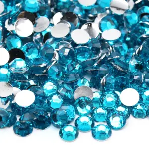Blue Zircon Resin Rhinestones