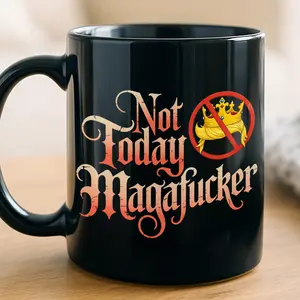 No Crown, No Clown – Bold Statement 11oz Coffee Mug, Funny Coffee Mug - Handle Cup, Best Gift For Coffee Lovers
