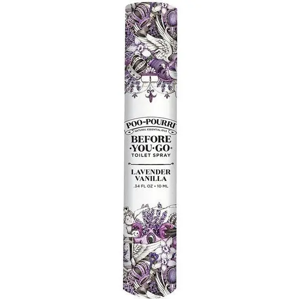 Poo-Pourri Before-You-Go Toilet Spray Travel Size Lavender Vanilla Scent 10 ml