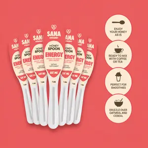 Energy & Focus Honey Spoon  | Natural Caffeine + Herbal Brain Boost