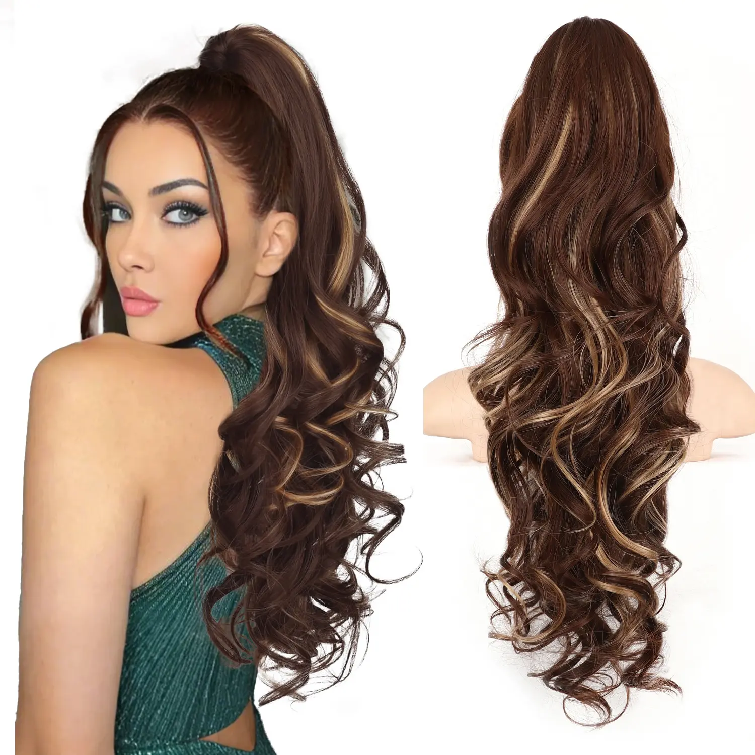 Light Brown with Blonde