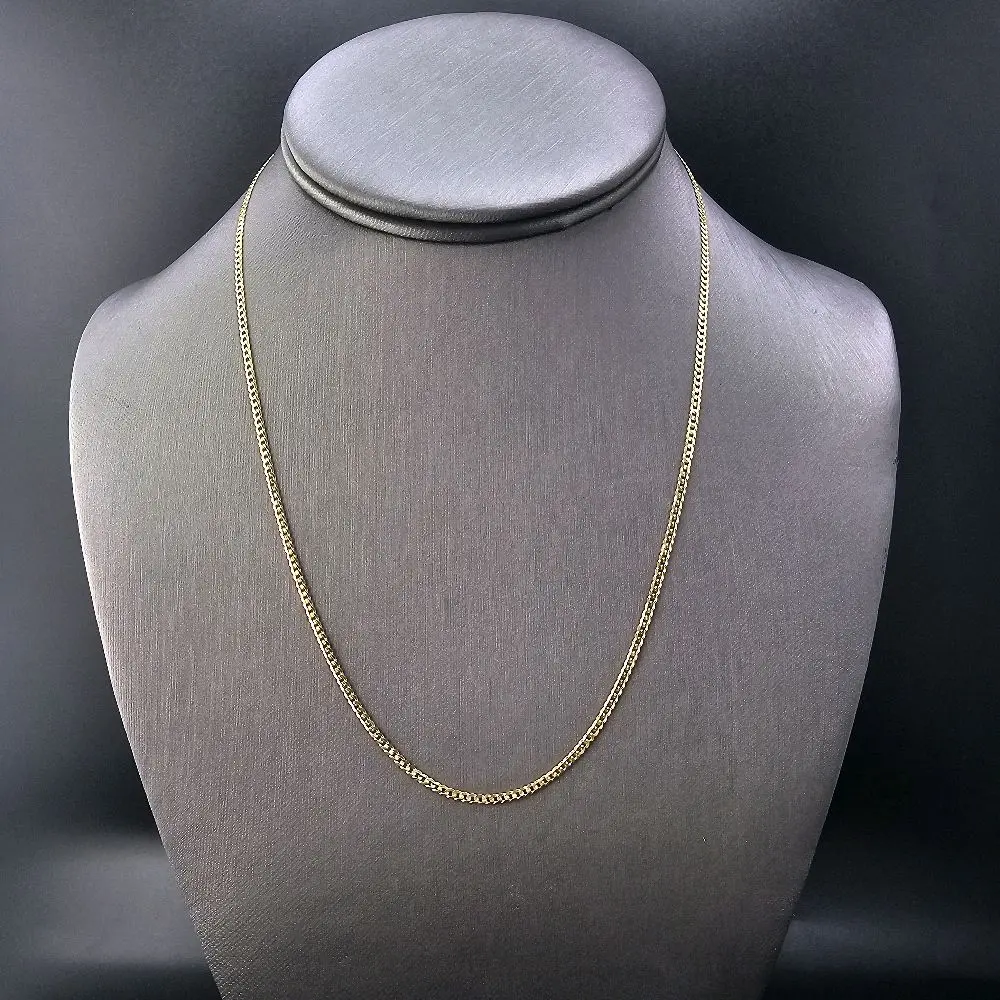 14K Gold Chain 18" Figaro Necklace for Men and Women 14K Gold Chain 18" Figaro Necklace for Men and Women