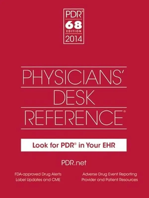 USED Book - Physicians' Desk Reference 2014 by PDR Staff (Hardcover) - english