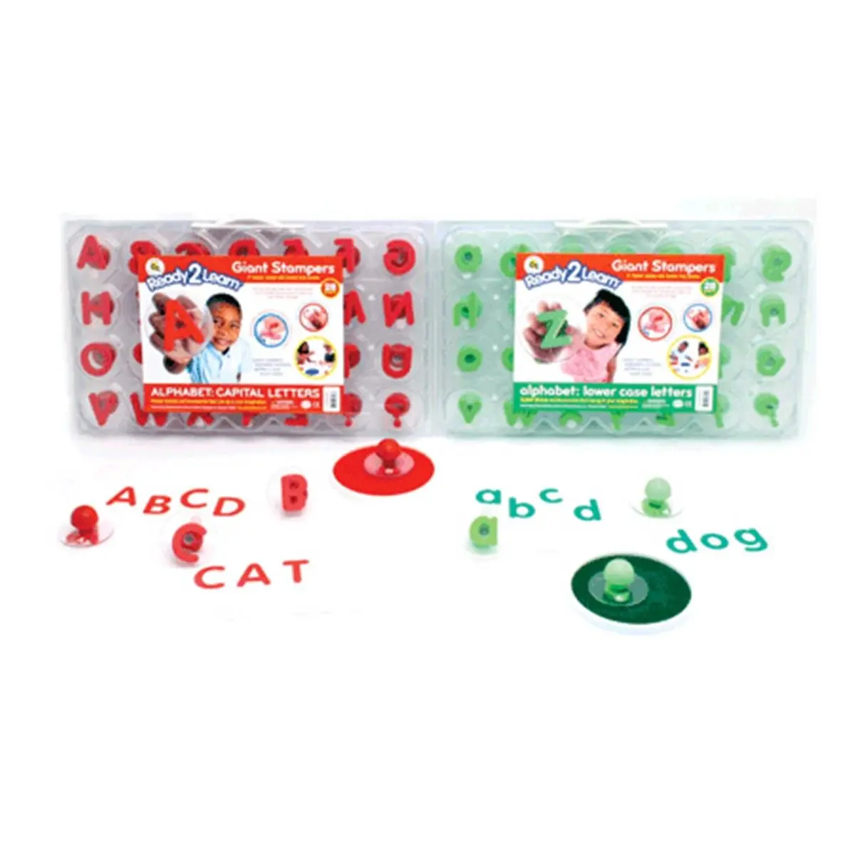 Center Enterprises Inc. Ready2Learn Giant Alphabet Stamps Set, Including Model Numbers CE-6711, CE-6712