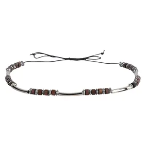 Single Strand Beaded Stud Hat Band