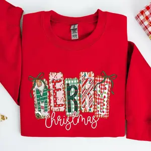 Merry Christmas Sweater,Merry Christmas Sweater,Christmas T Sweater, Christmas Family Sweater,Christmas Gift,70s Style Merry Christmas Sweater
