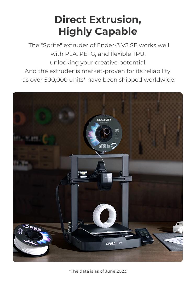 Product Introduction of Creality Ender-3 V3 SE 3D Printer - High-Speed Printing & Hassle-Free Assembly 11