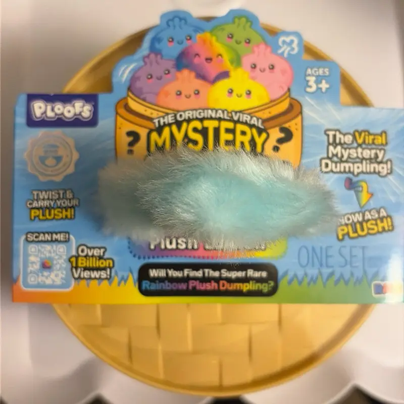 Ploofs RMS Viral Plush Dumpling Edition Twist & Fluff Toy Set - Anxiety Relief Products, Stress Relief Tools, Sensory Stress Reliever, Durable Toy, Emotional Management, Decompression Squeeze, Imaginative Play Item for Ages 3+
