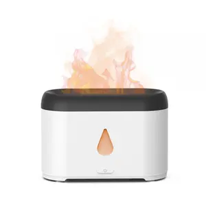Acare Flame Air Aroma Diffuser Humidifier, Noiseless Essential Oil Diffuser for Home,Office,Yoga with Auto-Off Protection