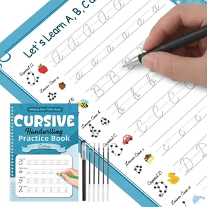 Cursive Handwriting Kits  Cursive Handwriting Practice Copybook  Letter Tracing Book with Special Ink for Letters  Learning Supplies, 10.2 x 7.1
