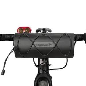 Rhinowalk 2.4 Liter Waterproof Handlebar Roll Bag Compact Storage for Cyclists Secure Dry Storage Solution