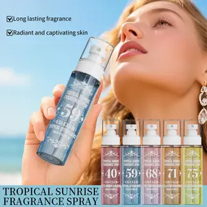 Vanilla Coconut Scented Spray, Alcohol-Free, Long-Lasting Fragrance, Hair & Body Mist, Ideal for Daily Use and Special Occasions, Floral Fragrance Spray