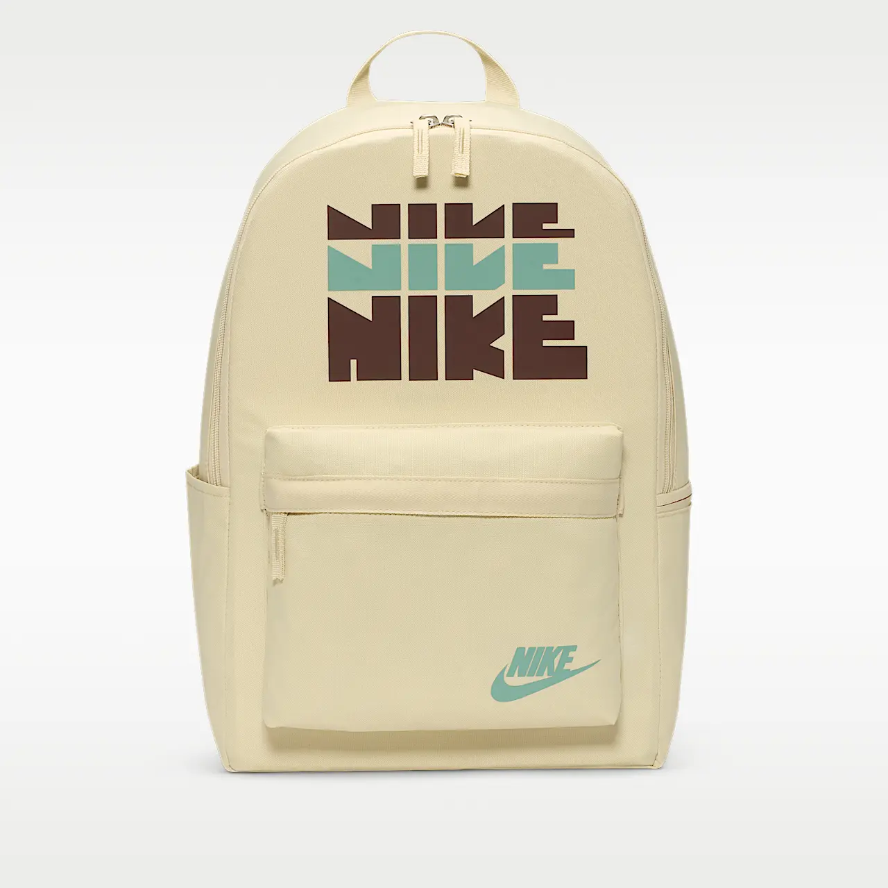 Nike Backpack Light Khaki Burgundy Crush Cannon HV6614-229, Everyday Backpack, Spacious Main Compartment, Adjustable Shoulder Straps, Durable Design, Casual Travel and School Bag, Lightweight Carrying, Nike Sportswear
