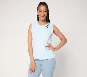 Belle by Kim Gravel Fresh Pick Pointelle Sweater Tank