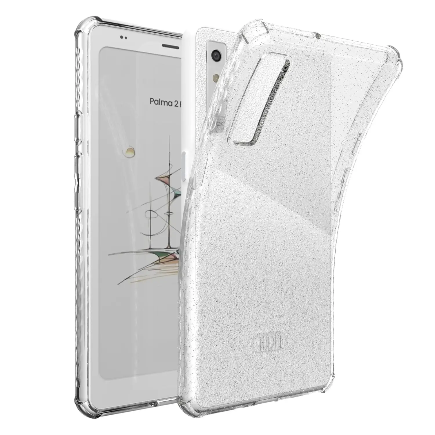 Boox Palma 2 PRO Clear Case Anti-Yellowing Silicone Gel Transparent TPU Bumper