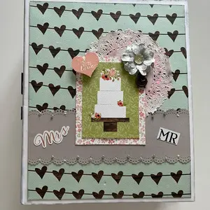 Wedding album handmade scrapbook